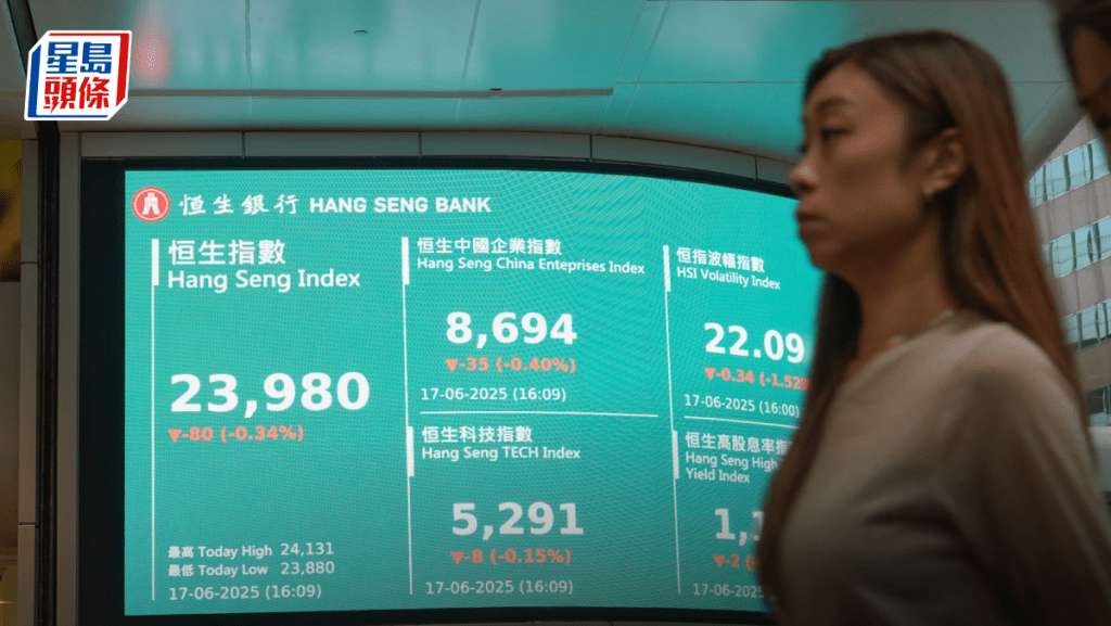 恒指跌80點 蘋果概念股標青 舜宇升3% 金沙逆市漲5% 專家料短期兩萬四上落|港股收市