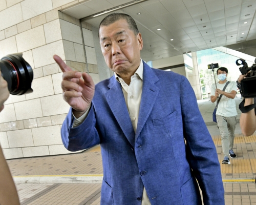 壹傳媒創辦人黎智英。資料圖片