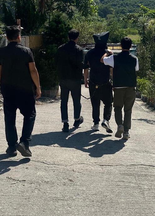 行動中，警方共拘捕5人。警方提供