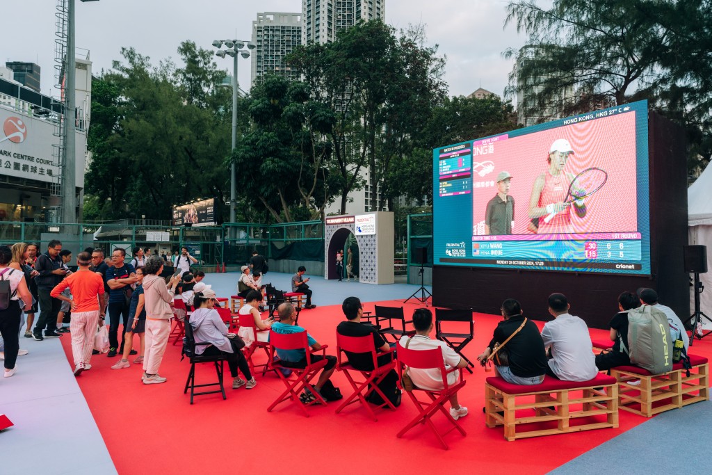 香港網球公開賽當選WTA年度最佳賽事。 公關圖片