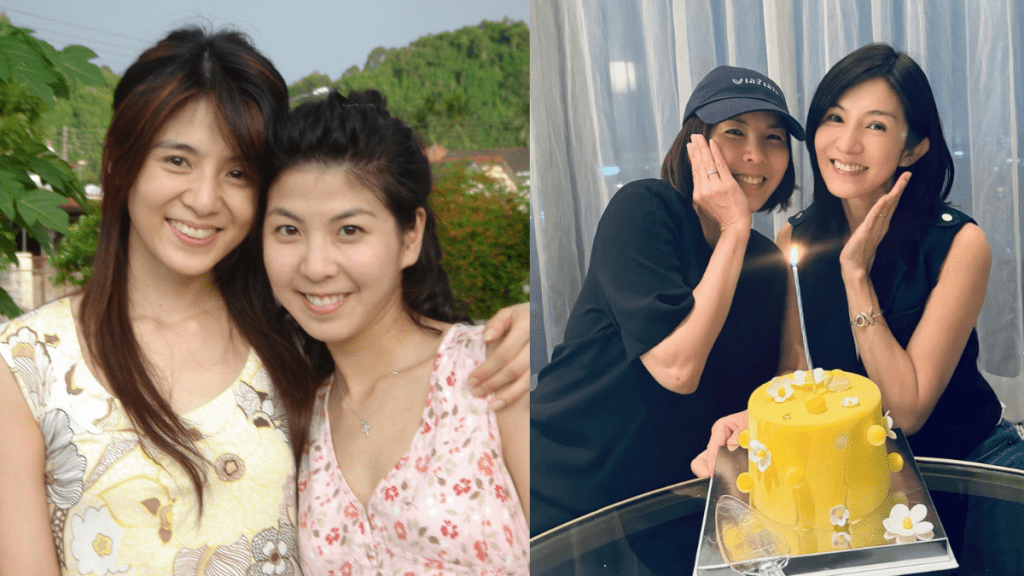 楊采妮許茹芸26年前初見舊照出土  重遊迪士尼外貌零變化  最美閨密團擁超強凍齡神顏