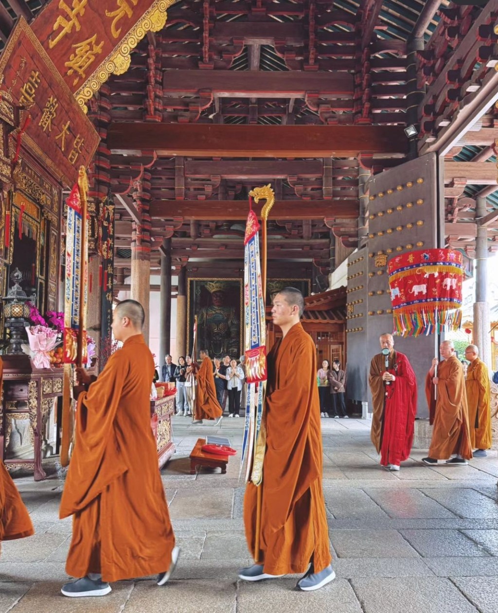 潮州拜神好去处2024｜3. 开元寺 建于唐玄宗开元二十六年（738年），全年香火鼎盛。（图片来源：一鲤一枝@小红书）