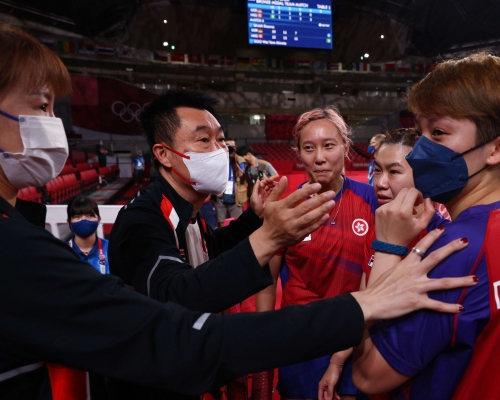 陈江华赛后称赞香港女队表现出色。 Reuters