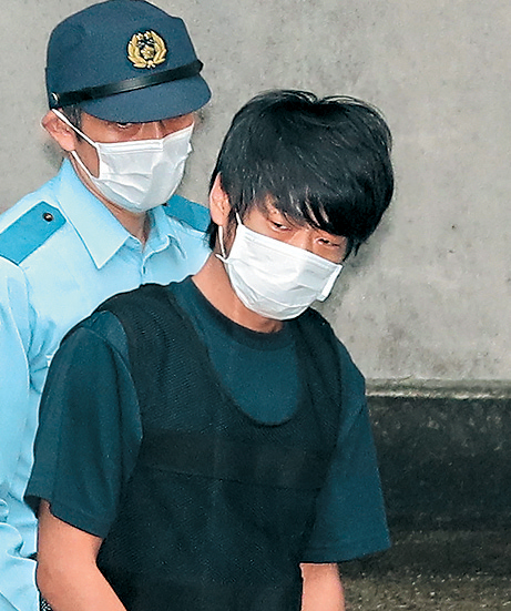 槍殺安倍兇手山上徹也攝於2022年7月。