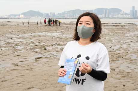 世界自然基金會香港分會代理海洋保育主管彭莉恩。資料圖片