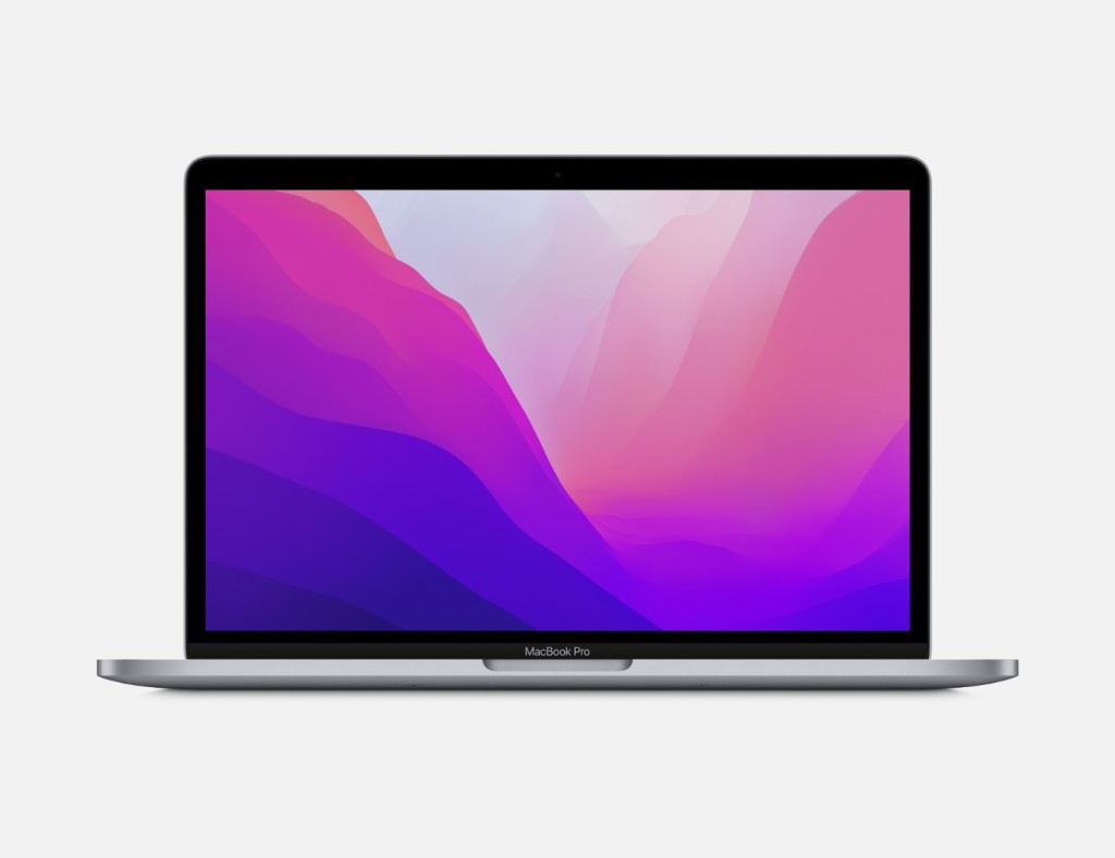 Studio A Moko店限定2022年版本搭載M2 晶片的13吋太空灰MacBook Pro 256GB/陳列品/原價$9,999、現售$5,999/S。