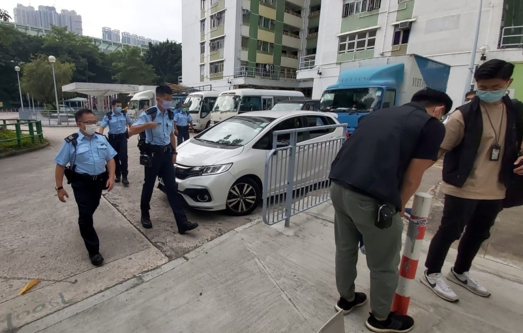 警方封鎖事發地點調查。 林思明攝