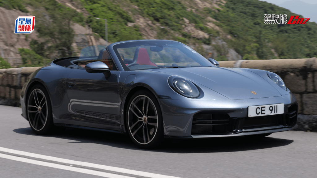 2025年新版保時捷Porsche 911 Carrera Cabriolet (992.2)抵港，馬力提升至394ps，車價271萬元起。