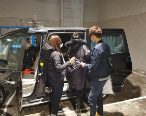 兩名入境內地女子被捕。圖:警方提供