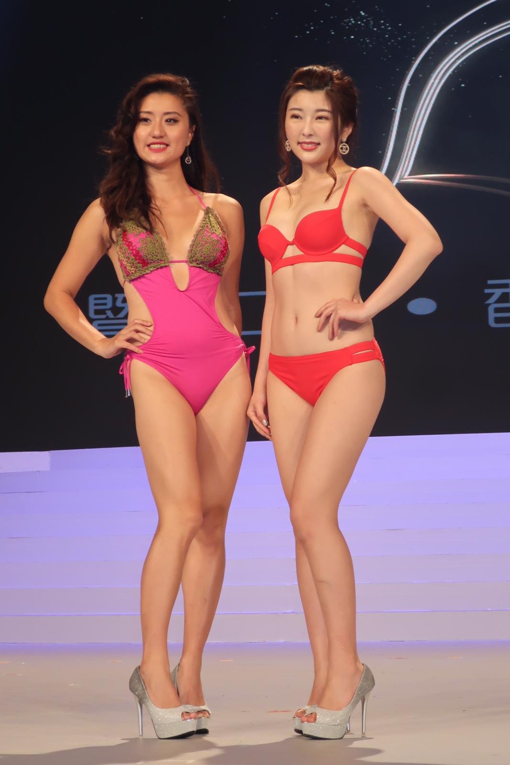 大只组：（左起）9号潘立咏、4号周紫清