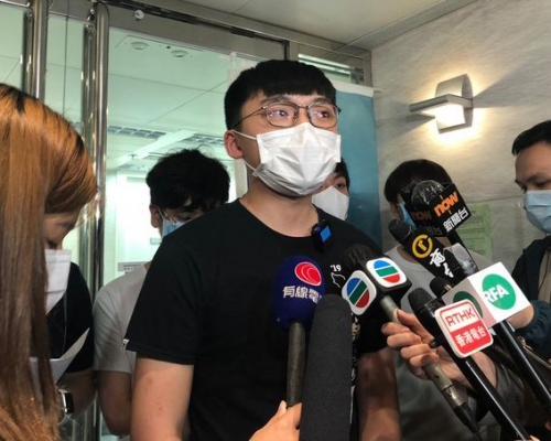 「中學生行動籌備平台」發言人鄭家朗。