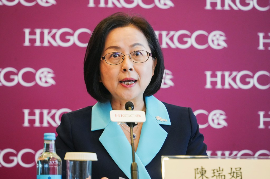 總商會主席陳瑞娟。吳艷玲攝 總商會主席陳瑞娟。吳艷玲攝