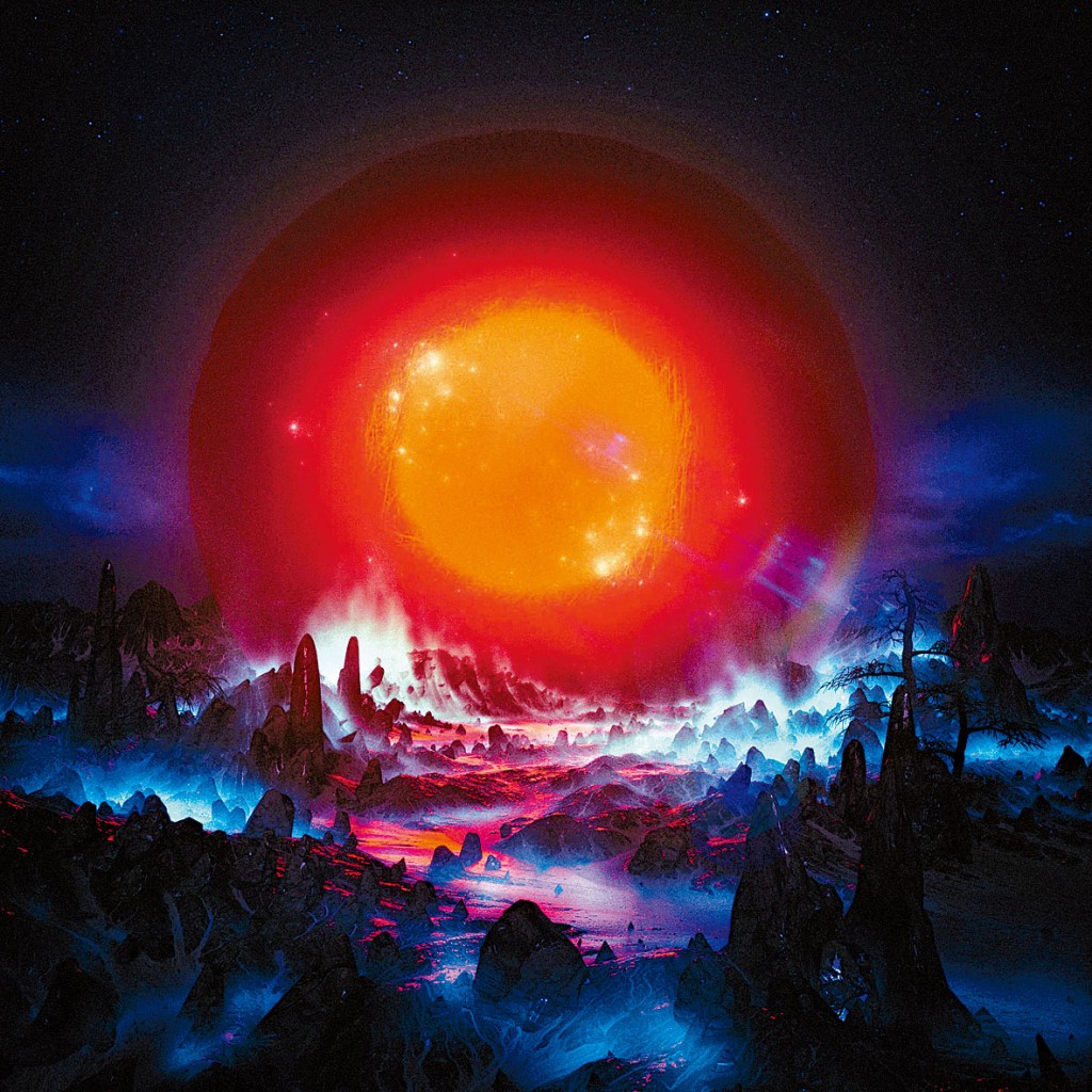 Beeple《每一天：前5000天》系列其中一幅數碼圖片。