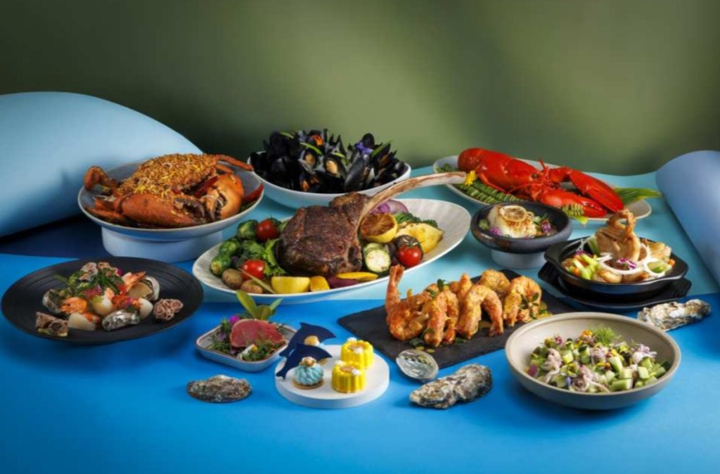 親子優惠︳香港海洋公園萬豪酒店自助餐買一送一（圖片來源：KKday）