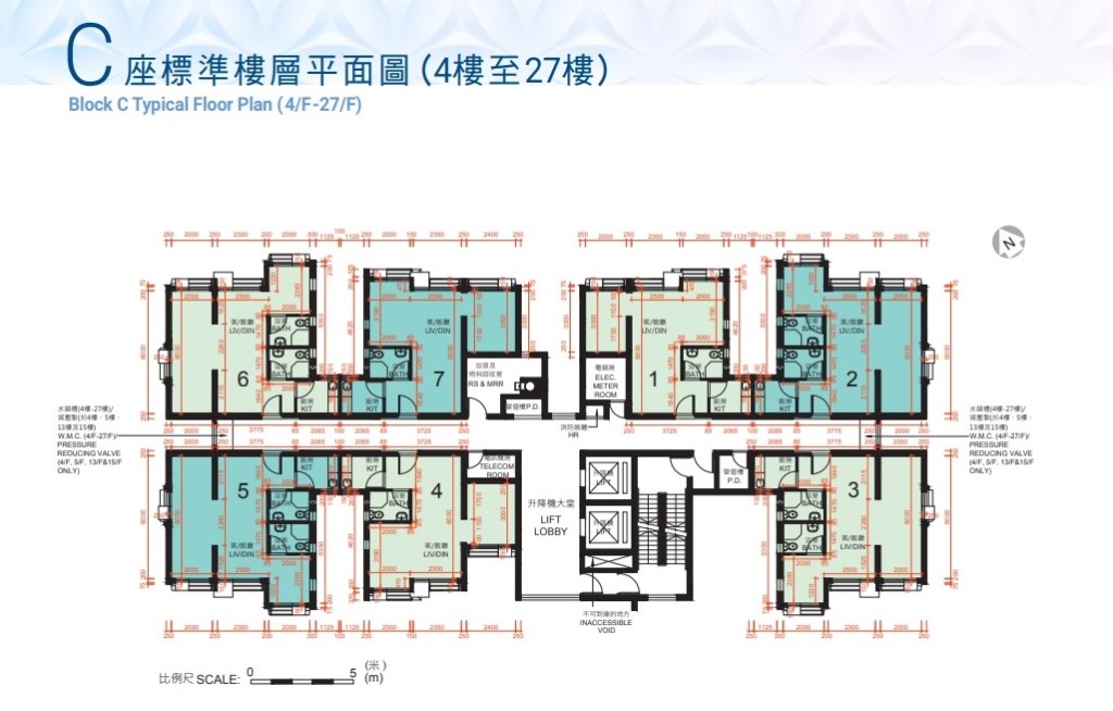 C座樓層平面圖