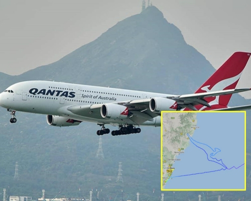 網圖/澳航Twitter影片截圖