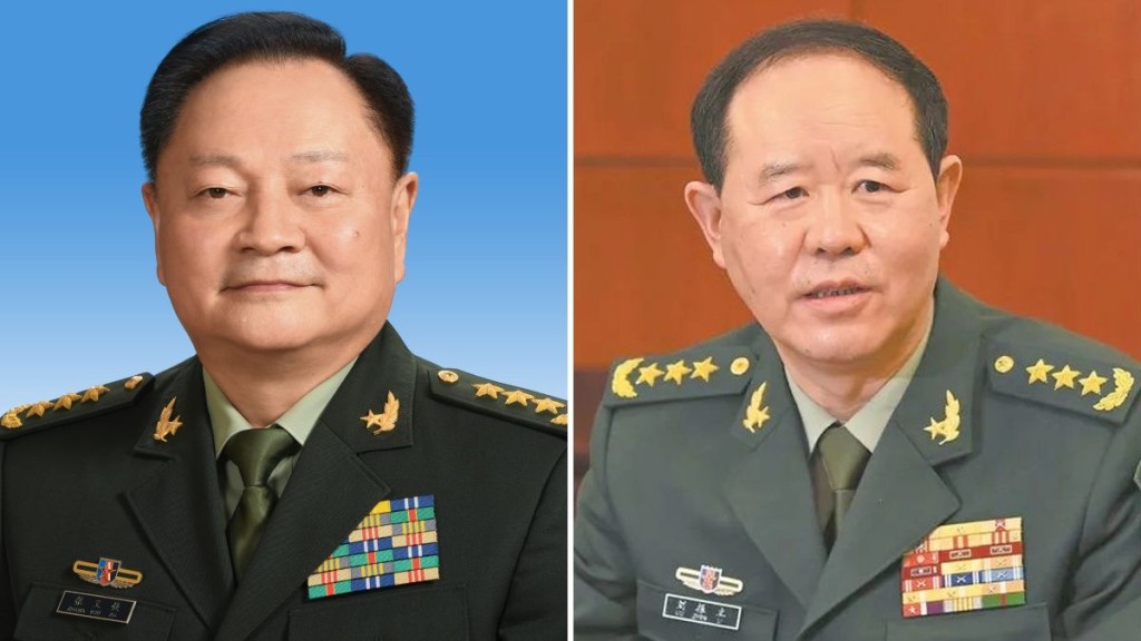 張又俠（左）與劉振立（右）遭開除黨籍軍籍。