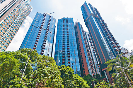 北角柏傲山單位呎租逾70元。