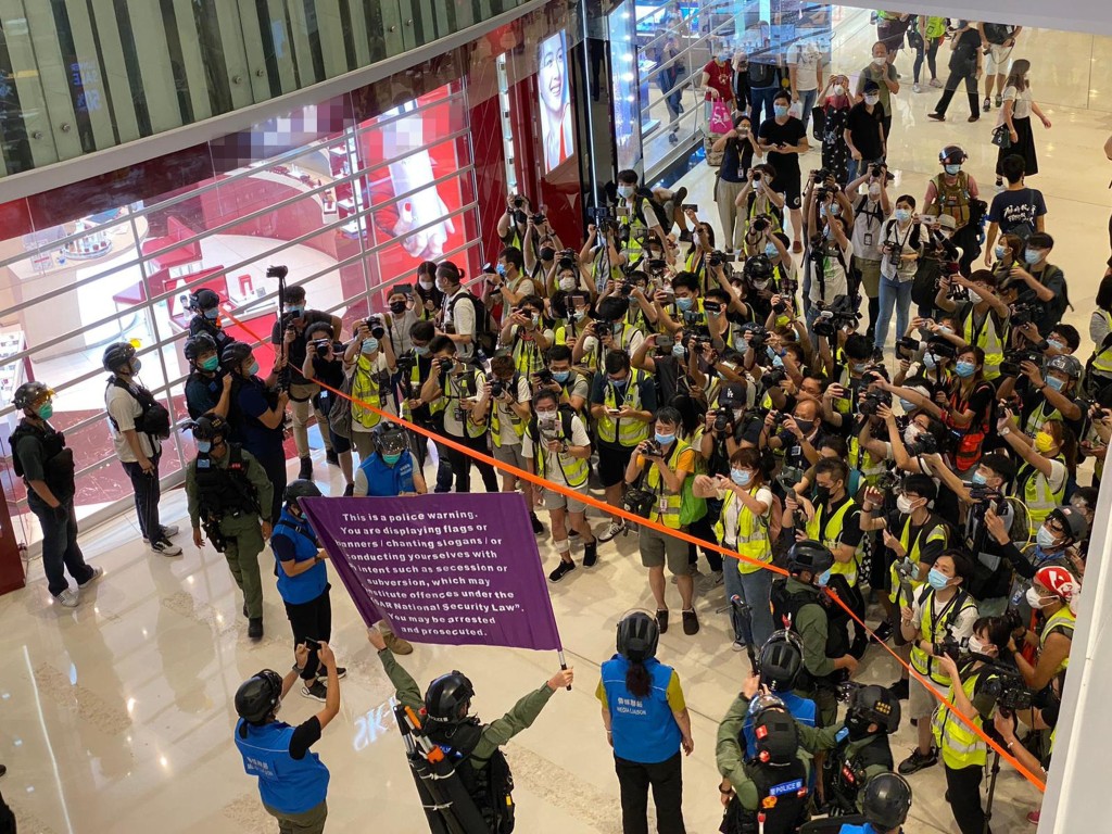 《港區國安法》立法後，香港的天沒有塌下來，相信《港區國安法》只是開始，不是終結。資料圖片