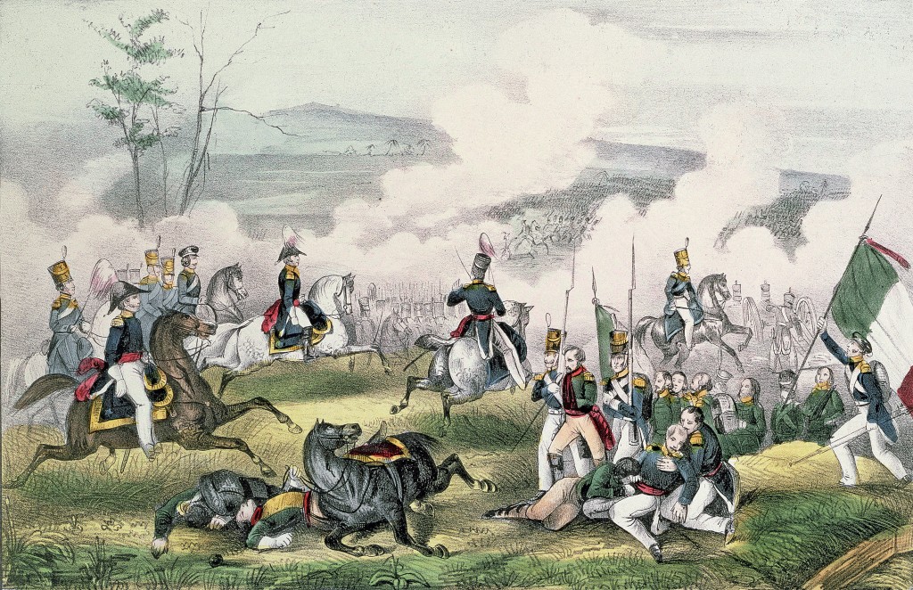 1846年5月8日,加州帕洛阿爾托戰役(Battle of Palo Alto),美墨戰爭中首場大戰。法新社 1846年5月8日,加州帕洛阿爾托戰役(Battle of Palo Alto),美墨戰爭中首場大戰。法新社