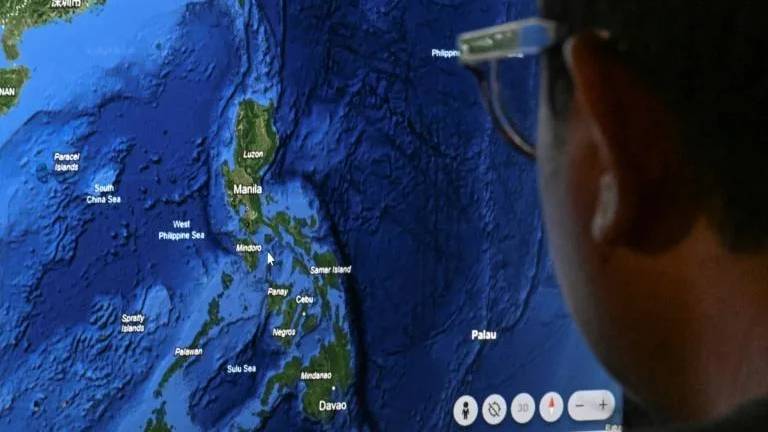 Google Map將南海改名「西菲律賓海」。 法新社