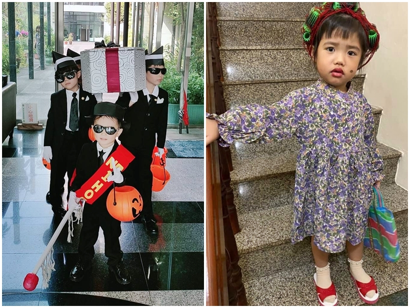 亦有些小孩的打扮非常搞鬼。Facebook「爆廢1公社」圖片