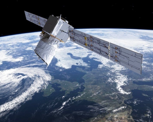 欧洲太空总署周三深夜发射「Aeolus」人造卫星升空。AP图片