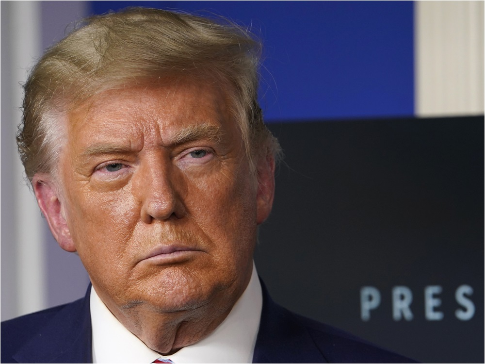 特朗普染疫期间曾离开医院。AP资料图片