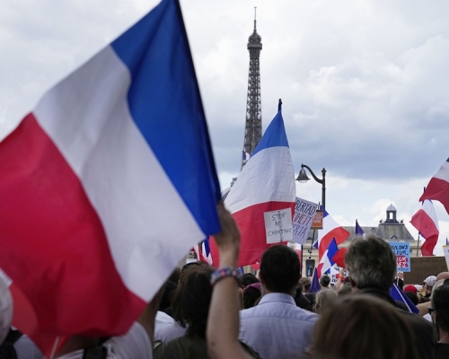 法國連續3個周末爆發大規模示威。AP