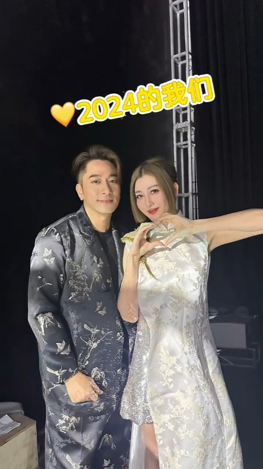 李彩华今年再度与吴卓羲合体行show。