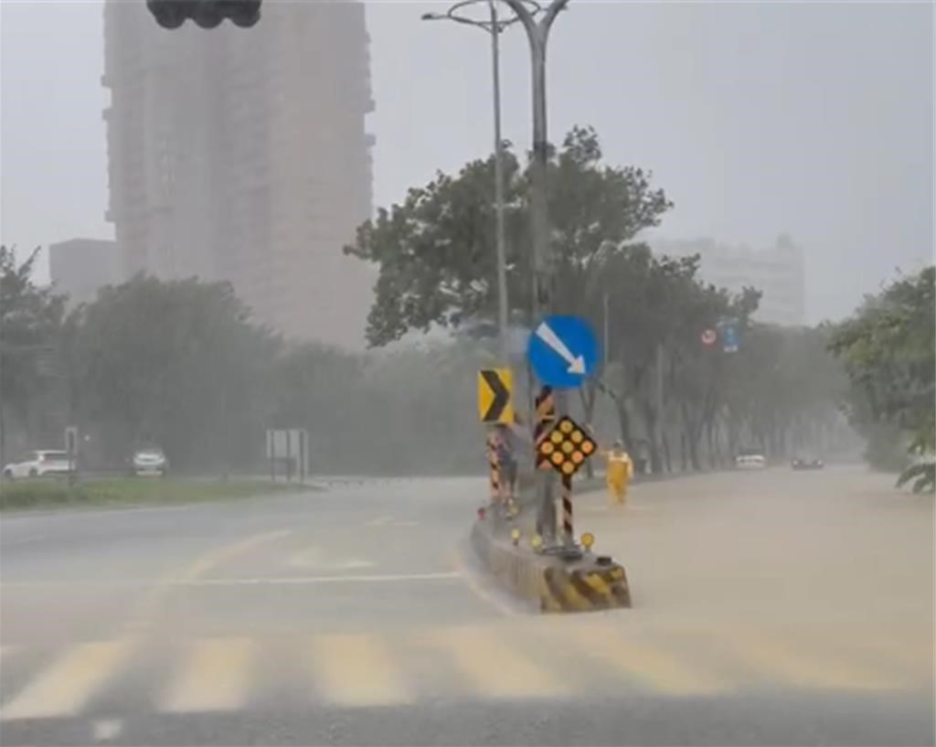 台风格美在台湾造成严重破坏。中时