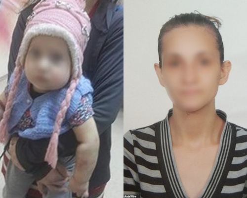 伊利芙（Elif K）長期虐待女兒艾露（Eylul Miray）。網圖