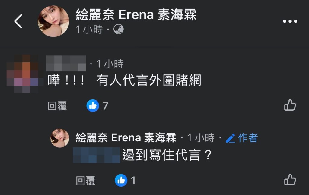 素海霖保釋後反駁網民：「邊到寫住代言？」