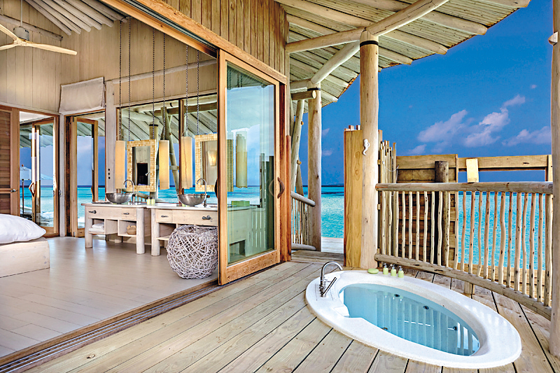 ●部分房型設有戶外衛浴空間。