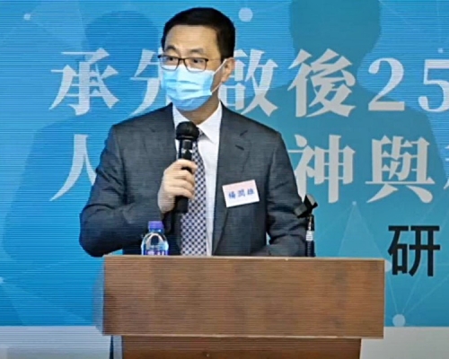 楊潤雄指未來教育推動科技發展的同時也要培養人文素質。