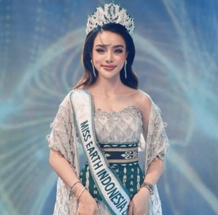 2025年「印尼地球小姐」(Miss Earth Indonesia)得主尤菲查(Putri Andriani Juficha)突然離世,終年25歲。X@resilient333 2025年「印尼地球小姐」(Miss Earth Indonesia)得主尤菲查(Putri Andriani Juficha)突然離世,終年25歲。X@resilient333
