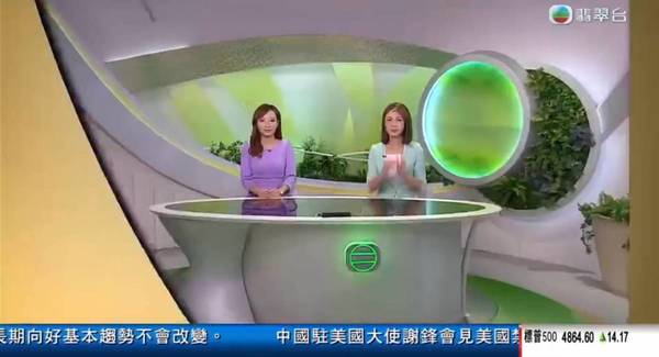 黎在山（右）在上月播出的《香港早晨》中發生蝦碌事件。