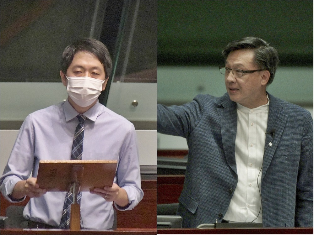 何君堯指會爭取通過許智峯譴責的議案。資料圖片