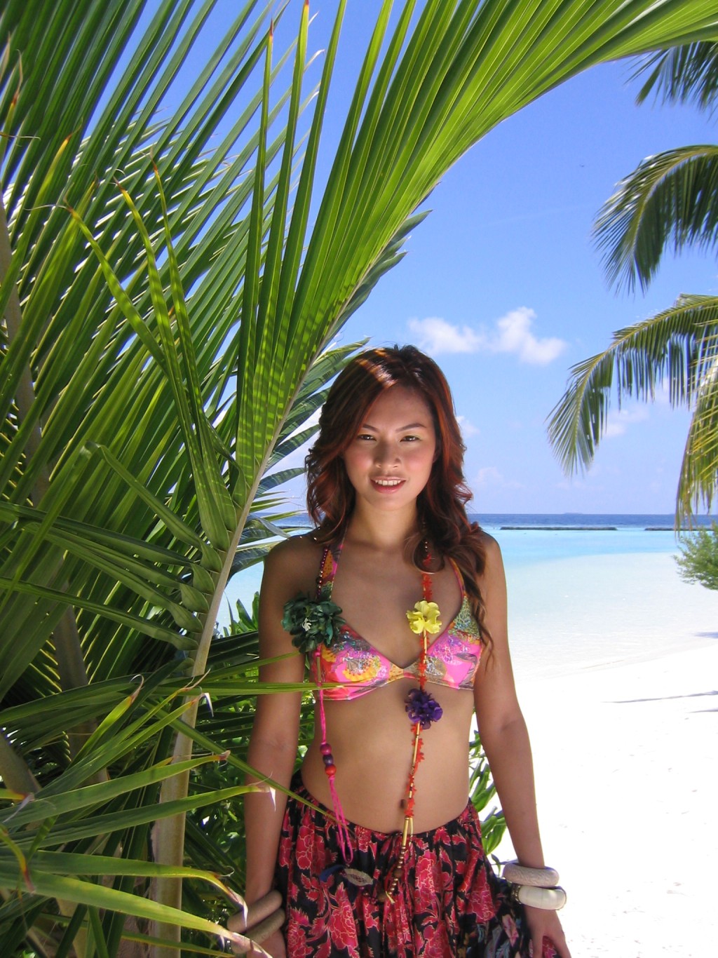 朱慧敏曾到马尔代夫为《港姐》拍摄宣传片。