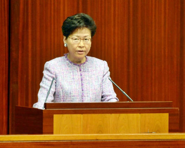 林鄭月娥指落實施政報告進度良好。