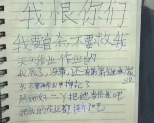 12歲女疑不堪功課壓力墮樓亡。網上圖片