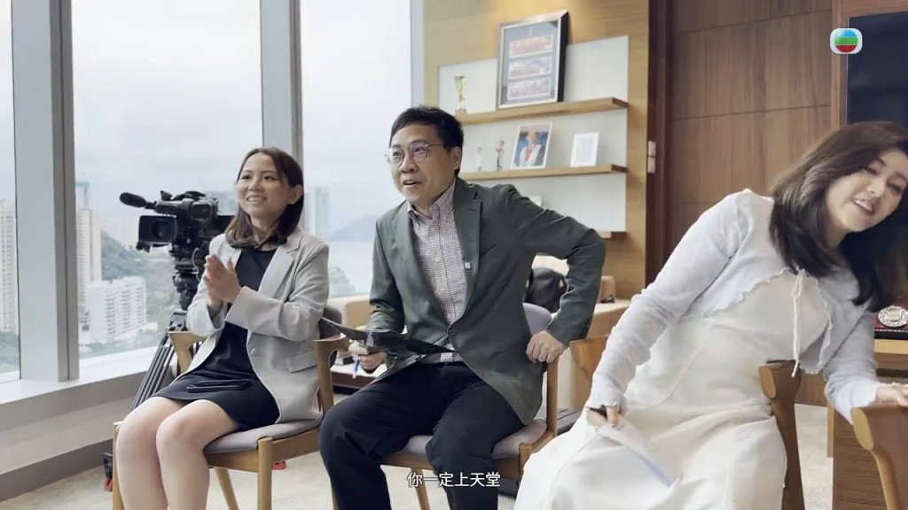 方東昇在節目中多次窒劉澤星院長放笑彈。
