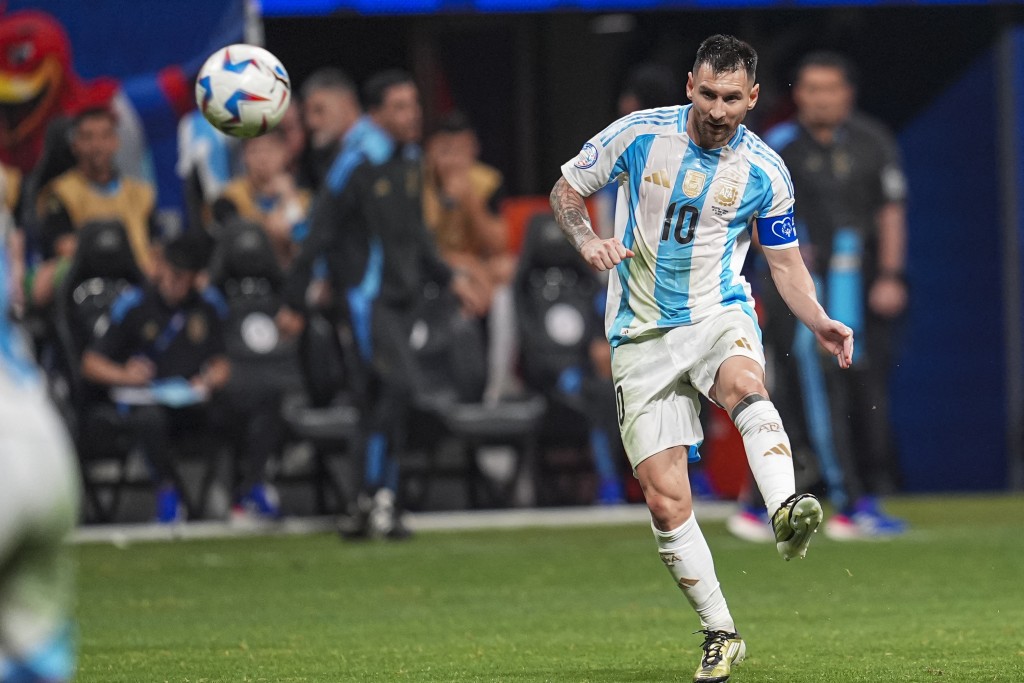 阿根廷球王美斯。Reuters
