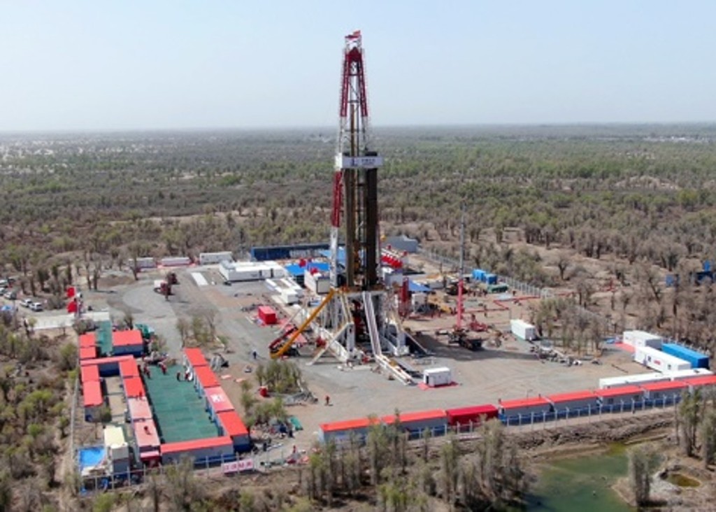 新疆顺北油气田特深油气井。