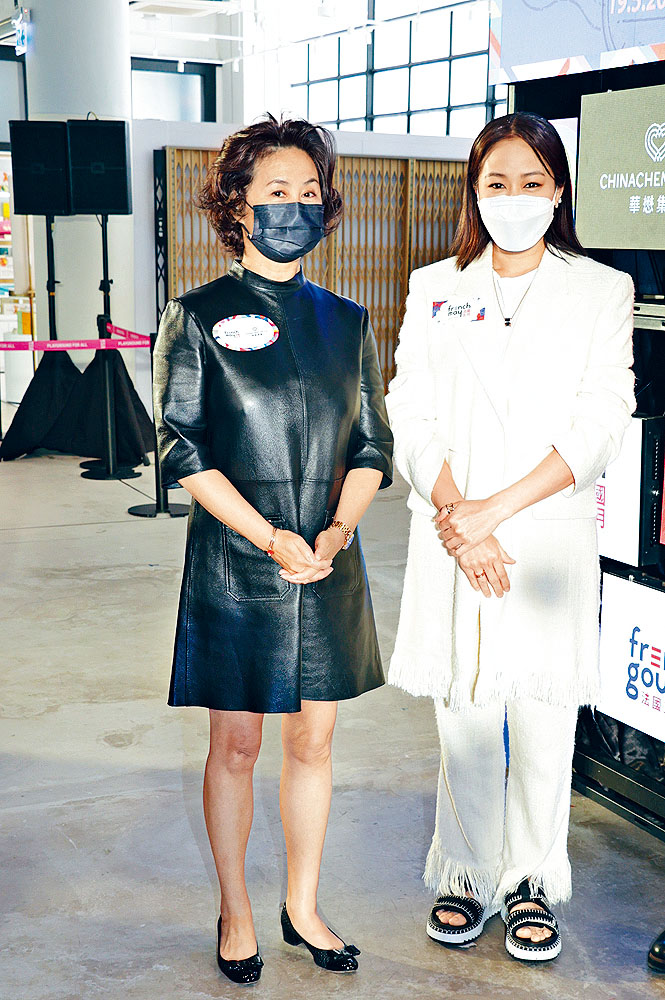 何超瓊、林嘉欣昨日齊出席揭幕禮。