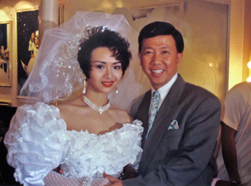 與尹光合作的劇照。資料圖片