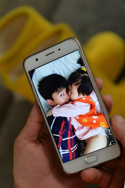 劉躍輝在2015年有了女兒小語嫣。