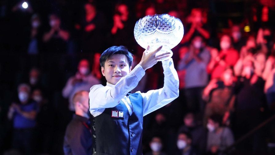 趙心童被懷疑打假波。 趙心童Twitter圖片