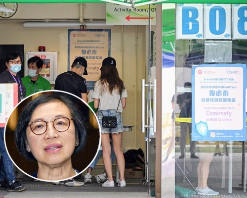 陳肇始指，有信心接種率可以繼續上升。資料圖片