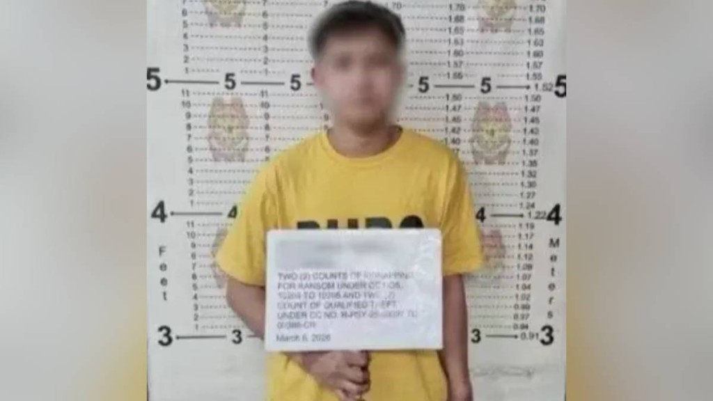 涉嫌綁架14歲中國學生的菲律賓通緝犯落網。